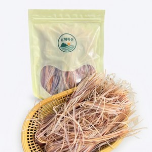 남해특산 풍미가 깊은 껍질있는 오징어실채 고급형 HACCP 인증 국내가공, 150g, 1개