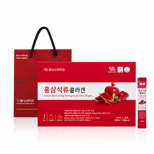 웰니스바이오 홍삼 석류콜라겐 + 쇼핑백, 300ml, 1개