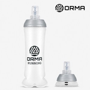 ORMA 소프트플라스크 러닝 등산 물통 달리기 스포츠 오르마 물병, 1개, 500ml, 투명