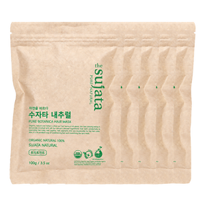 수자타 5개 유기농 천연100% 헤나 가루 염색약, 내추럴