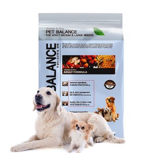 펫발란스 대용량 강아지사료 잘먹는 가성비 좋은 밸런스 사료, 닭, 5kg, 1개