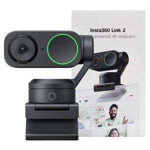 인스타360 Link 2 Pro / Link 2 / Link 2C AI 4K 웹캠 (옵션 선택형), 그래파이트 블랙, Insta360 Link 2