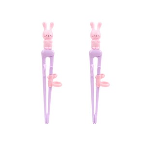 릴팡 더스틱 맥스 1단계 왼손용 유아젓가락, 스노우래빗, 단품, 2개