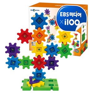 i100 아이백 어린이 발달 장난감 움직이는 기어 블럭 아기 공구놀이 세트, 1세트, 빌딩 100pcs
