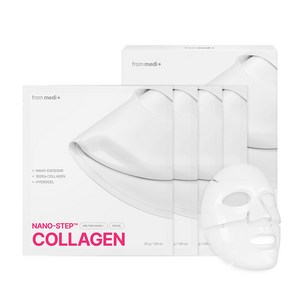 프롬메디 나노 스텝 콜라겐 멜팅 마스크 탄력 광채, 1개, 30g, 4매입