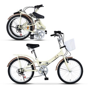 삼천리자전거 카라 미니벨로 접이식자전거, 아이보리, 1개, 140cm
