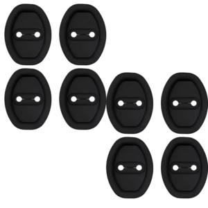 케이엠 차량 문쾅방지 실리콘 쿠션 패드, 8개, 블랙