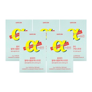 데이즈온 원데이 알파시클로덱스트린 14p, 42g, 5개, 14회분