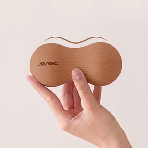 아벡 마사지볼 발바닥 등 맛사지볼 세트 (땅콩볼 1개 + 싱글볼 1개), 앰버 카라멜, 1세트