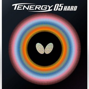 버터플라이 테너지05 하드 HARD 탁구러버, 적색, 1개