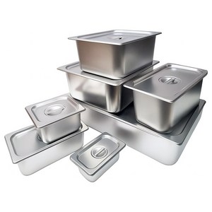 당일발송 [빠른배송]NSF승인 포스코강판 304업소용 스텐밧드 견고한밧드, 1/4 (265x165mm) × 2인치 몸체만, 1개