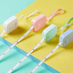 델리 휴대용 피팅 미니 줄자 79652 랜덤 발송, 200cm, 4개