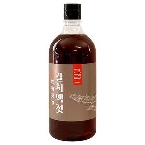 국산 갈치액젓 갈치속액젓 원액 골드라벨 국산액젓100%, 1개, 600g