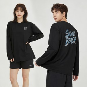 슈가비치 남녀공용 래쉬가드 상의 BH613 그래픽 루즈핏 수영복
