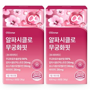 올리트루 알파CD 무궁화핏, 2개, 60정