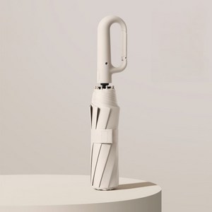 썸씽슈츠 일상 여행 등산 골프 초대형 3단 카라비너 우산