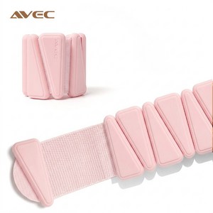 아벡 무게조절 모래주머니 손목 발목아령 실리콘 중량밴드 2p 수납 파우치 세트, 0.5kg, 사쿠라 미스트