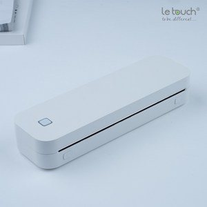 레터치 휴대용 프린터 무선 라벨 A4 모바일 미니 메모 열전사 감열식, 화이트