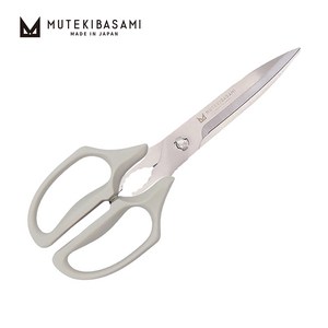 [공식수입원]무테키바사미 일본 강주은 무적가위 분리형 다용도 만능 양손 주방 가위 MTKB25L-GY, 그레이, 1개