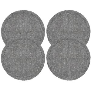 물걸레청소기 전기종 호환 극세사 걸레 회색 22cm, 4개