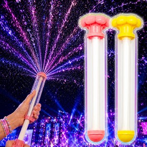 대디비 분수물총 워터건 회오리 분수 물꽃 물놀이 26cm, 2개, 핑크+옐로우