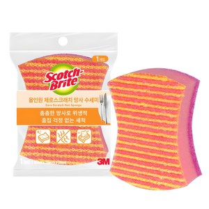 스카치브라이트 3M 올인원 망사 제로 스크래치 수세미, 1개, 1개