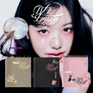 (초판)[AI밴드+포스터]아이브- 미니 3집 엠파시 (IVE EMPATHY) 레블하트 앨범 + 포카슬리브, 3종세트+포카슬리브