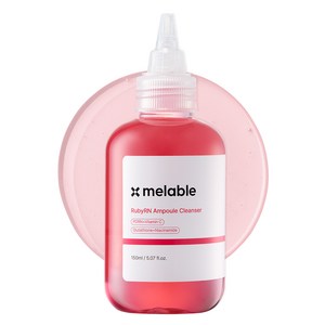메라블 루비알엔 약산성 PDRN 기미 미백 앰플 클렌저, 1개, 150ml
