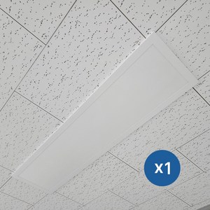 라인조명 사무실조명 국산 LED 매입평판등(클립형/피스형) 1280X320 50W 주광색(흰빛)6500K M바 텍스천장, 매입평판등 클립형 50W 1280X320 1개