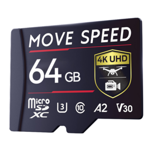 MOVESPEED B300 170MB/s TF카 메모리카드 고속 마이크로 SD카드 대용량 공용 저장카드 Switch 게임기/카메라/드론/블랙박스 호환, 1개, 64GB