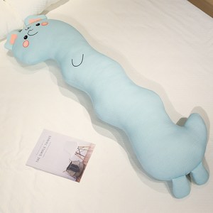 도림 캐릭터 냉감 롱 쿠션 시원한 안고자는 대형 바디필로우, 블루
