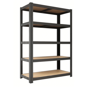 고질라 경량랙 철재선반 고릴라 창고선반 무볼트 앵글 코스트코 선반, 5단, 블랙