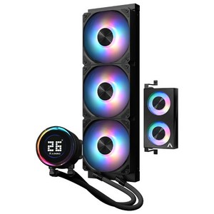 3RSYS 라니 FC 360 ARGB (블랙), 1개, 블랙, 3RSYS 라니 FC 360 ARGB 블랙 램쿨러지원