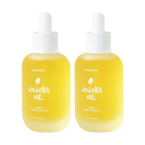 아토먼스 유기농 비정제 100% 골든 호호바오일, 2개, 48ml