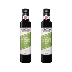 로도비치 이탈리아 IGP 모데나 저당도 글루텐프리 100% 유기농 발사믹 식초, 2개, 250ml