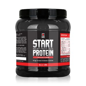 프로틴컴퍼니 당제로 분리유청 단백질보충제 스타트프로틴WPI 초코맛 1kg, 2개
