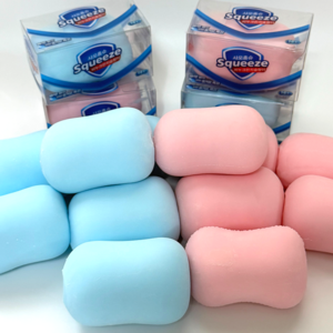 말랑구상점 바삭빠작 크런치 비누 슬랑이 말랑이, 1개, 80g, 스카이블루