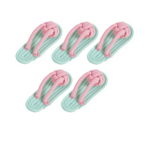티티펫 강아지 실타래 로프 터그놀이 슬리퍼 장난감, 혼합색상, 20개