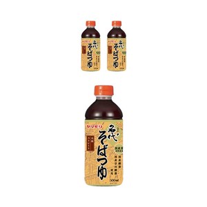 야마모리 나다이 일본 50년 전통 쯔유, 3개, 500ml