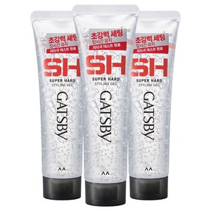 갸스비 스타일링 젤 슈퍼하드 핸디, 60g, 3개