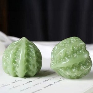 휴대용 림프 혈액순환 호두 손 마사지 지압볼 2개 세트 F631, 1세트