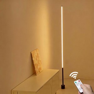 디드하드 무선리모컨 LED 플로어 장스탠드 조명 3색모드 밝기조절 침실 거실 무드등, 화이트 140cm