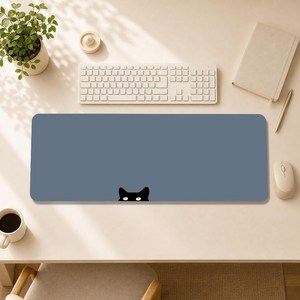고양이 캐릭터 대형 마우스 장패드 900 x 400 mm 데스크매트 키보드패드 사무용 게이밍 3mm, 06, 1개