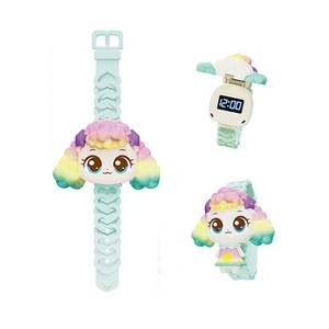 캐치티니핑 전자 손목시계 악세사리 모장 변신 시계 장난감XT-921427-199419, 1개, 청색