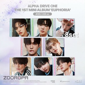 [8종세트/유닛포카증정] 알파드라이브원 ALPHA DRIVE ONE 미니앨범 1집 EUPHORIA JEWEL CASE ver.