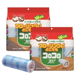 고로고로 테이프클리너 마루용 롱본체 4단조인트본체 리필, 1세트