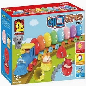 옥스포드 에그동물기차 IC2841, 1개, 혼합색상