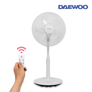[26년형] 대우 리모컨 발터치 저소음 수면풍 5엽 14인치 35cm 선풍기, DEF-CT140E