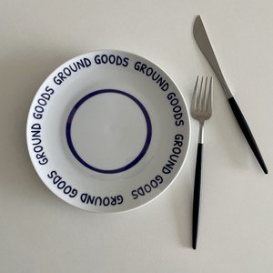 [주문제작] 커스텀 접시 로고 문구 사진 인쇄, 1개, 화이트