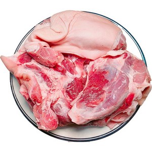 [행복미트] 돼지 미박사태 돈사태살 껍데기있음 수육용 보쌈용 2kg [당일발송], 2개, 1kg 골드박스 특가